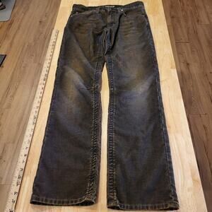 Vintage Y2K X-ray Denim Corderoy Straight Leg/Wide Pocket Button Detail 32